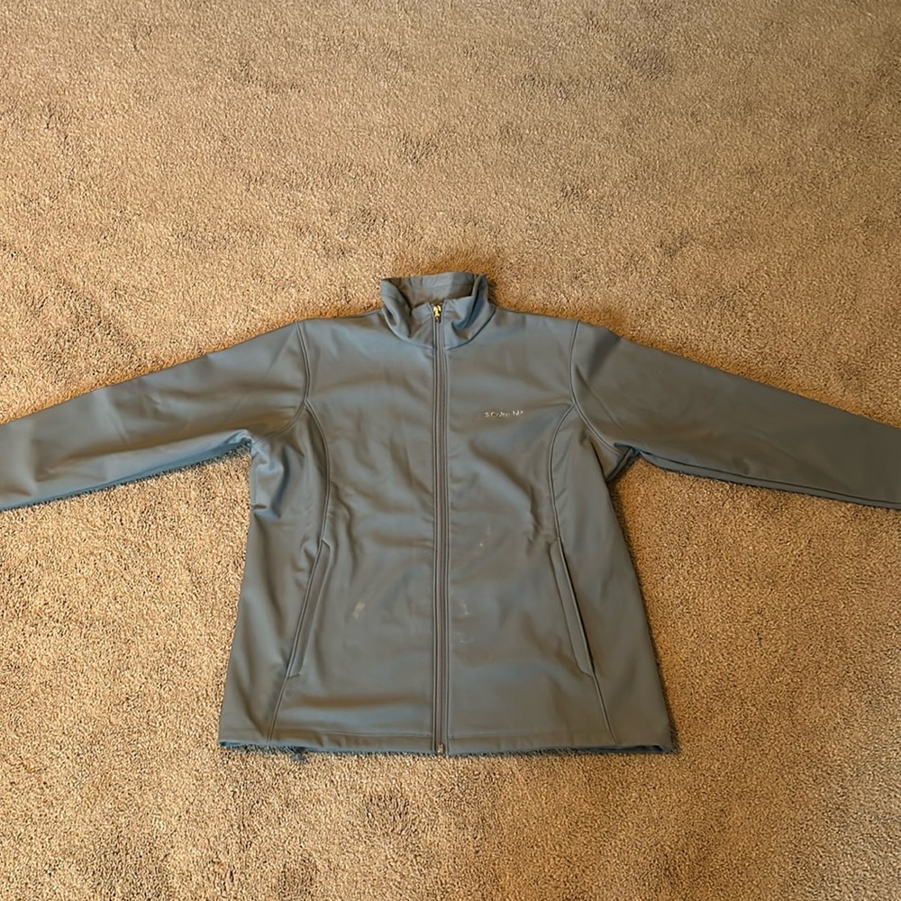 Columbia- grey fleece lined jacket - 1X